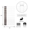 Garden Zone Garden Craft 40 in. H X 50 ft. L Galvanized Steel Welded Wire Fence 344050 - alternate 2